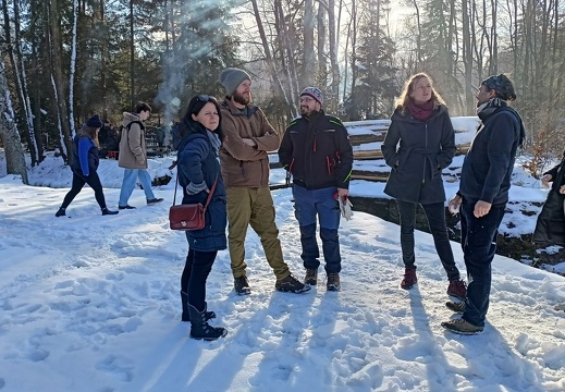 Pečení a křest Altánu