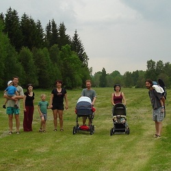 Rodiče s dětmi a Machovy narozky 26.5.